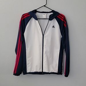 Size S Adidas zip up windbreaker